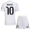 Camisola + Calções Real Madrid Mbappé 10 Criança Equipamento 1ª 2025-26